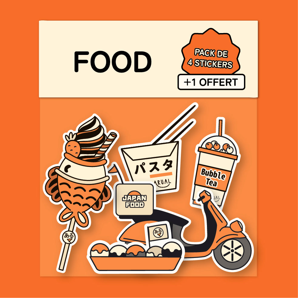 Pack Stickers Food