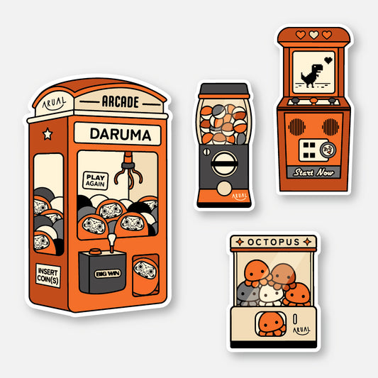 Pack Stickers Arcade