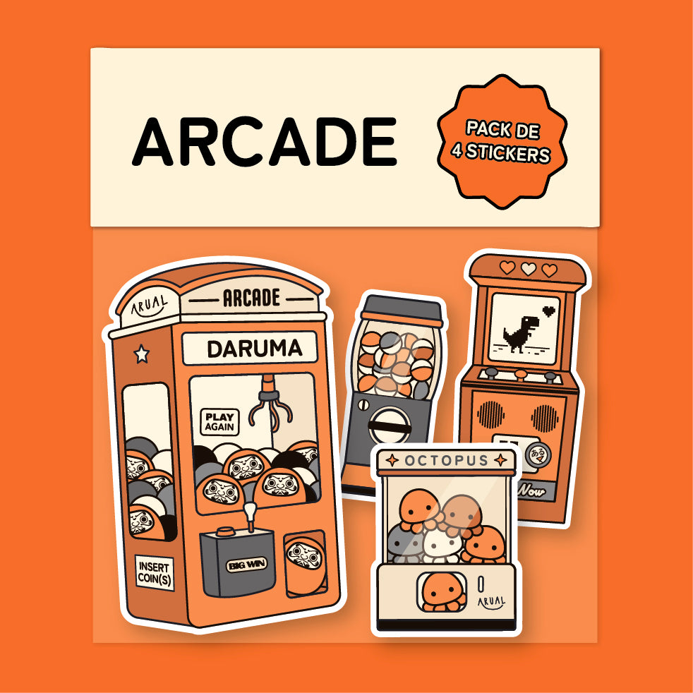 Pack Stickers Arcade