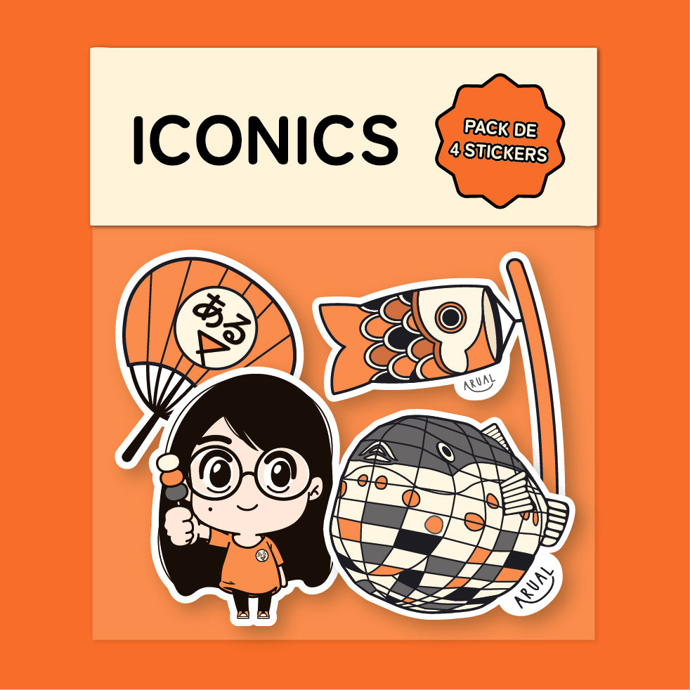 Pack Stickers Iconics