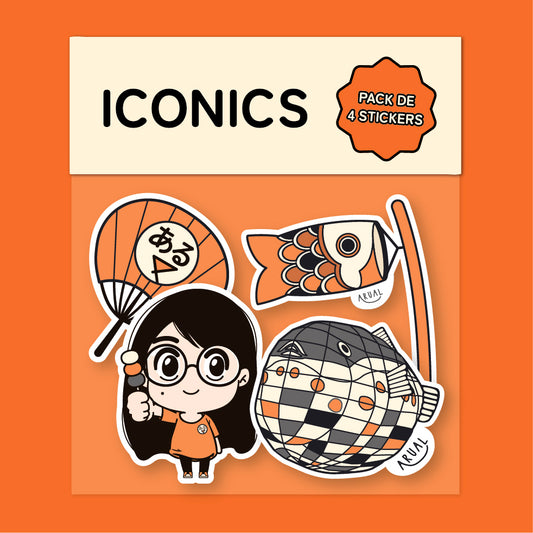 Pack Stickers Iconics
